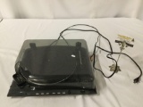 Ion Profile turntable record player with iPod dock, tested and working 17 x 14 x 4 inchs