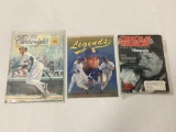 3 Collectible Sports Memorabilia Magazines, In Sleeves