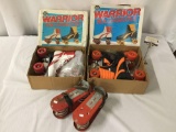 Lot of 3; vintage Marco Polo Warrior Rollerskates in box men size 9 - ladies size 6 - spring shoes