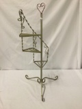 Metal 3 Tier Rack/Shelf, 37 x 22 inches