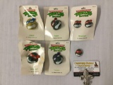 Set of vintage Teenage Mutant Ninja Turtles sew-on buttons