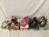 Lot of 5 pairs women?s shoes UNUSED size 9.5/10 Croft Barrow, Cheeks, Ryka, 2x Clarks