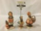 Lot of 3 Goebel - MJ Hummel figurines; made in West Germany, MK 5, The Builder, Little Helper