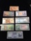 A set of 19 uncirculated bank notes from 1961 Iceland, nice set