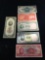 Collection of 59 uncirculated Chinese 10 Yuan bank notes from 1928 to 1940