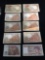 Collection of 10 French 20 and 50 Franc bank notes, see description