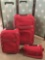very nice 3 Piece Olympia Travel Set, 1 Shoulder Bag and 2 Suitcases.