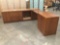 Huge 4 Piece Office Desk/ Corner counter space. Includes keys