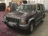 1991 Jeep Cherokee Laredo 4x4 6 cyl , automatic transmission, 183,000 miles.