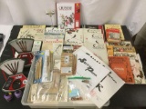 Huge collection of Chinese brush painting brushes, brush sets, art instruction books, more
