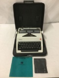 Vintage Olympia SM9 Typewriter In Case. With Owners Manual.