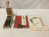 The Art of Japanese Brush Painting Book with Brush Set and Sumi Painting Paper
