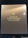 American commemorative stamp collection binder filled with mint sheets and blocks