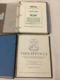 2 stamp collection books - Complete Stamps of Philippines 1880 -1979 & Ireland 1922-1983 books