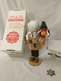 Geppetto w/ Pinocchio Limited Edition Nutcracker by Steinbach - handmade in Germany , with original
