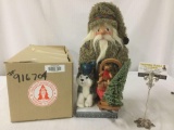 Santa Dogsled Limited Edition Nutcracker by Christian Ulbricht - handmade in Germany , with original