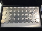 Set of 36 uncirculated quality Eisenhower dollars from 1971 to 1976