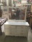 Vintage 6 drawer dresser with art nouveau design and swivel mirror