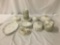 49pc Haviland Limoges France china set - made after 1892 - one lid has been repaired and 1 serving