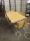 50's diner style Formica, metal & vinyl table set with 4 chairs and a leaf - 1 chair has ripped seat