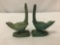 Pair of cast iron bird/dove book ends