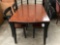 Modern wooden kitchen table with 2 drawers and 4 matching chairs