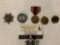 Lot of 5 medals and badges; California Highway Patrol, Besuch Beim Deutschen Bundestag, etc