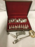 67 pc of Sterling Silver flatware - 2 patterns by E Jaccard incl 1 broken sterling spoon - 2940 ttw