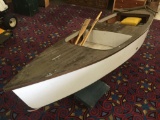 12ft Long Cigarette Boat / Skiff. Includes 3 Oars and 2 Life Vests. See pics.