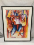 Prince of Meudon by Alexandra Nechita. 2008. Lithograph. Signed and Numbered 220/229. Includes COA