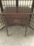 Antique wooden clothes washing machine with wooden tumblers - as is poor cond