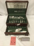 61 pc of silverplate flatware - mostly Roger Bros Proposal Pattern