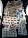 Over 20 full sheets of Mint U. S. Postage stamps. 20 and 22 cent, $270.00 face value