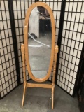 Coaster Company of America standing wood frame mirror - full length