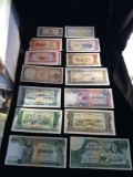 Set of 26 uncirculated bank notes from Cambodia, see pics