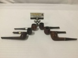 6 Vintage Briar Wood Pipes, Belgrade, Up-State, etc. see pics - nice collection