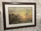 Sea of Tranquility By Thomas Kinkade. Lithograph signed and Numbered 2034/2050