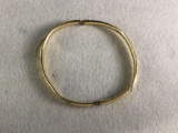 A 14K gold scrap bracelet, (bracelet has been damaged), 6.3 grams total weight