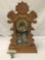Vintage Ansonia Eight Day Bedford Gingerbread Clock with Painted front - Incl. key & Pendulum