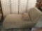 Patterned oversized chaise lounge sofa with no arms - comes with pillow