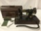 Antique Singer Portable Electric Sewing Machine no. 99-13 w/accessories & manual.