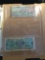 Collection of 45 uncirculated military payment notes from 1943 and 1944