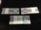 Bundle of 100 Brazilian 1 cruzeiro bank notes in sequential order, uncirculated