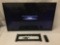 Vizio 40 Inch 1080p TV with Wall Mounting Kit and Remote(needs Batteries). TV Tested