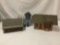 3 Large Scale Model Train Wooden Landscape Buildings. Cabin, watchtower, and general store