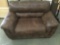Ashley Furniture Plush Faux Leather Loveseat - good cond