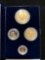 1988 Gold eagle Proof set 4 coins 1 ounce . 1/2 ounce, 1/4 ounce , 1/10th ounce almost 2 ozs gold