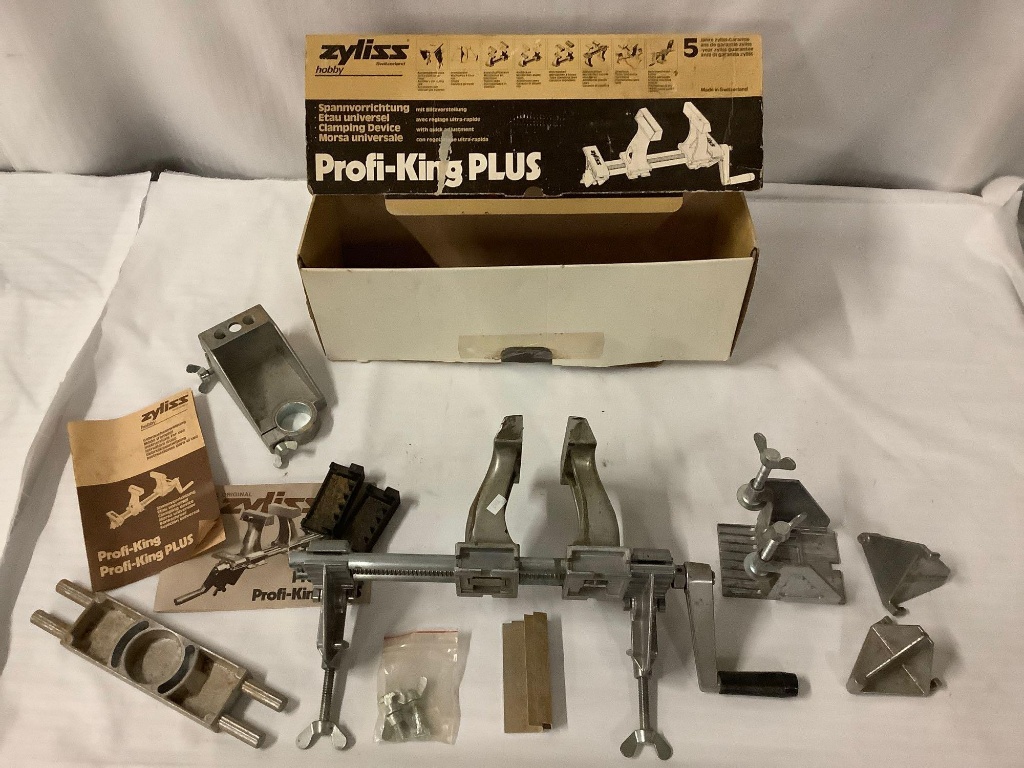 Zyliss Profi-King Plus vice grip with original box and paperwork, made in  Switzerland | Art, Antiques & Collectibles Collectibles | Online Auctions |  Proxibid