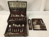 81 pc of asst Sterling Silver flatware (Mostly Alvin) - ttgw is 3420 grams (1740 grams knives and