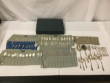 90 pc asst Sterling Silver flatware ( mostly Gorham) - ttgw is 3605 grams, 990 grams are knives